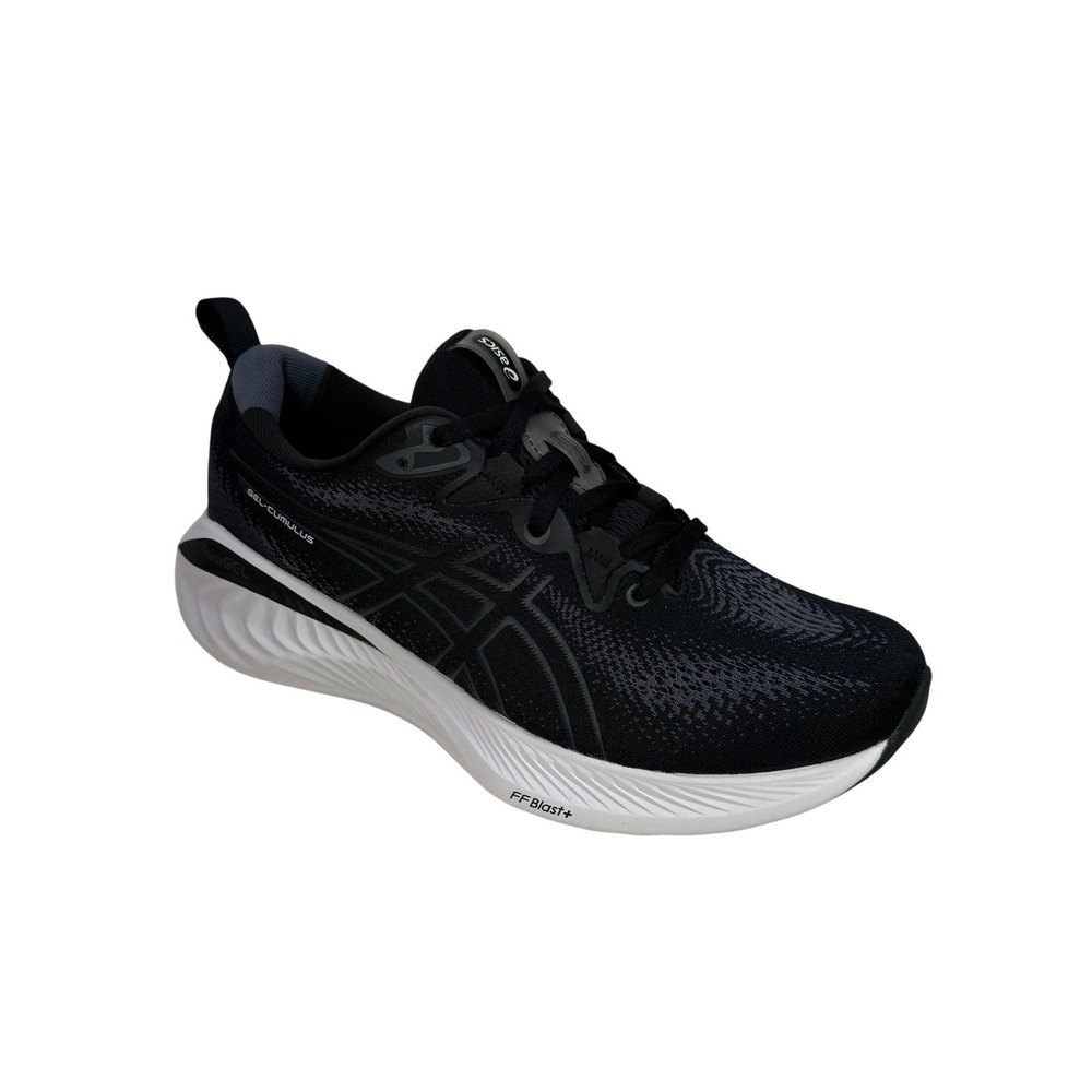 ASICS Gel Cumulus 25‎ Running Shoes Womens 9 Black White 1012B441-002